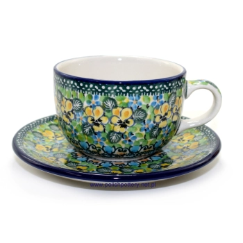 Filiżanka 0,2L + spodek dek. U4842X